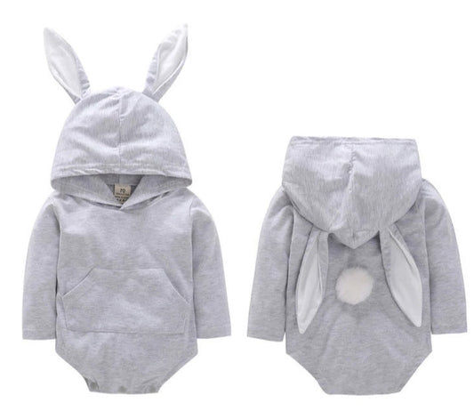 Bunny Romper Gray