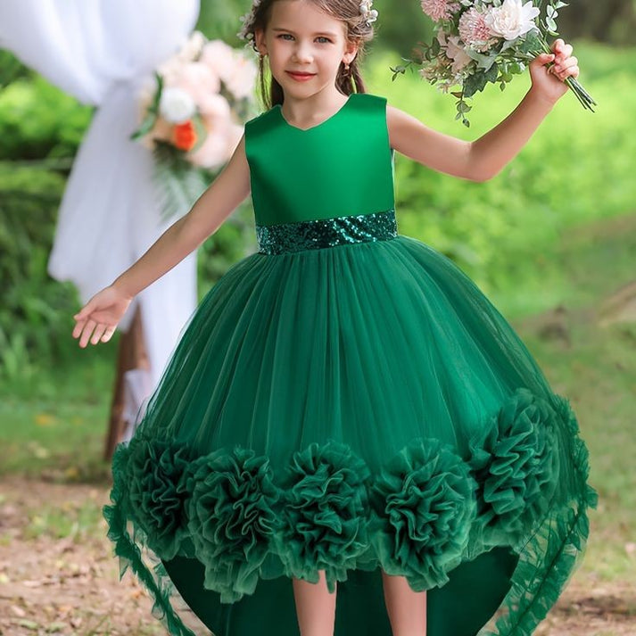 Forest Green Special Occasions Ball Gown