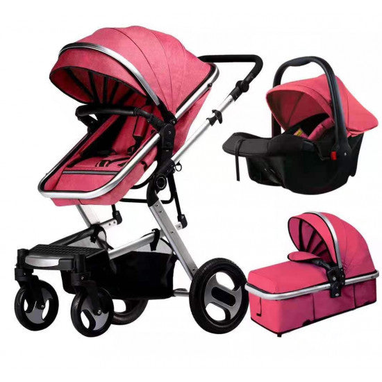 LUBBEEZ 5119 3 IN 1 STROLLER