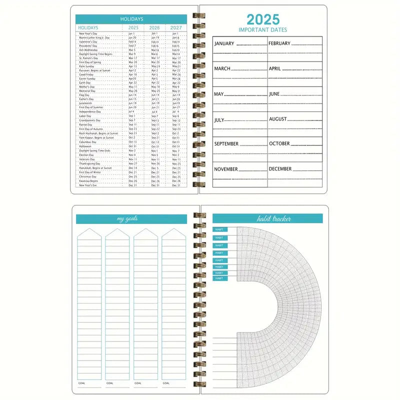 2025-2027 Monthly Planner Calendar