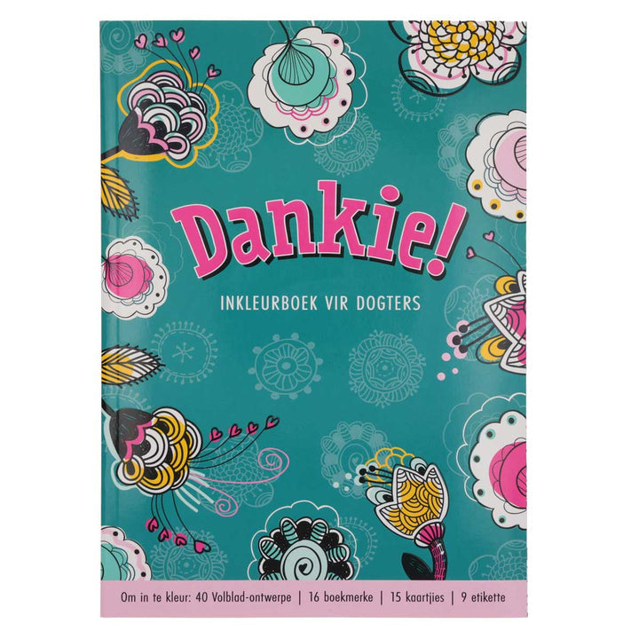 Dankie Inkleurboek Vir Dogters (Sagteband) (Pre Order)