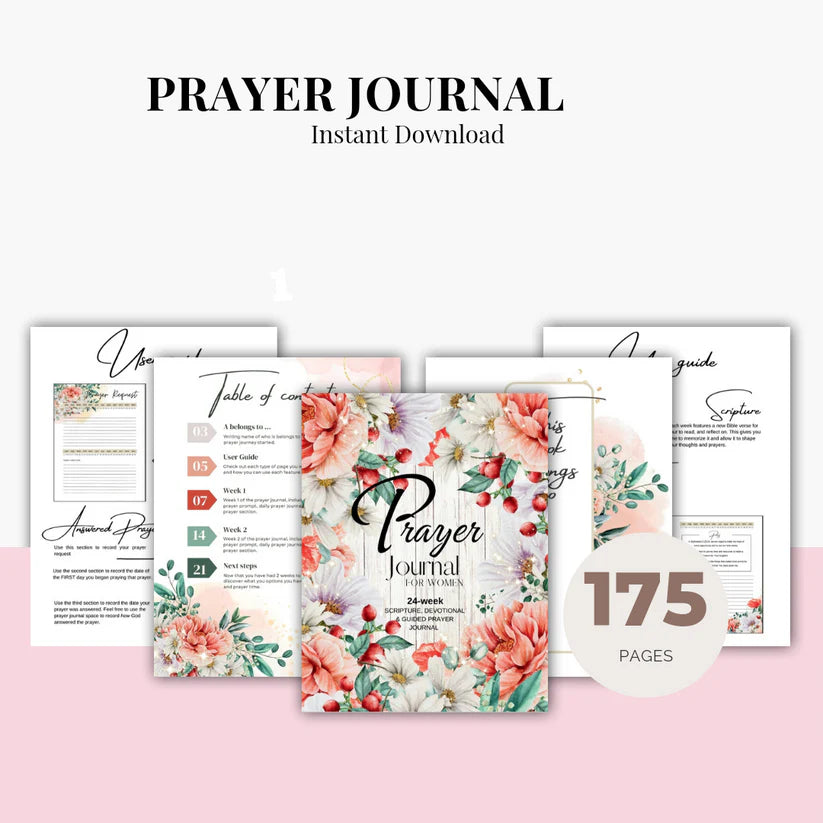 24 Week Prayer Journal