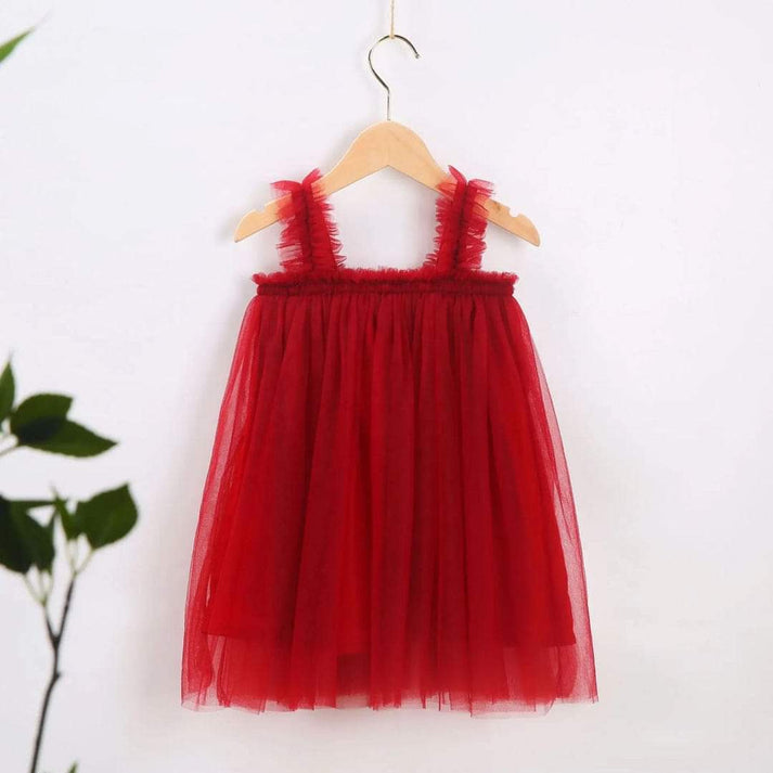 Red Tulle Dress