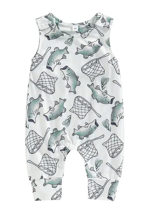 Daddy's Little Fishing Buddy Jumpsuit