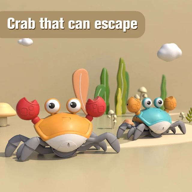 Crawling Crab Interactive Toy Baby Toddler Activity Toy