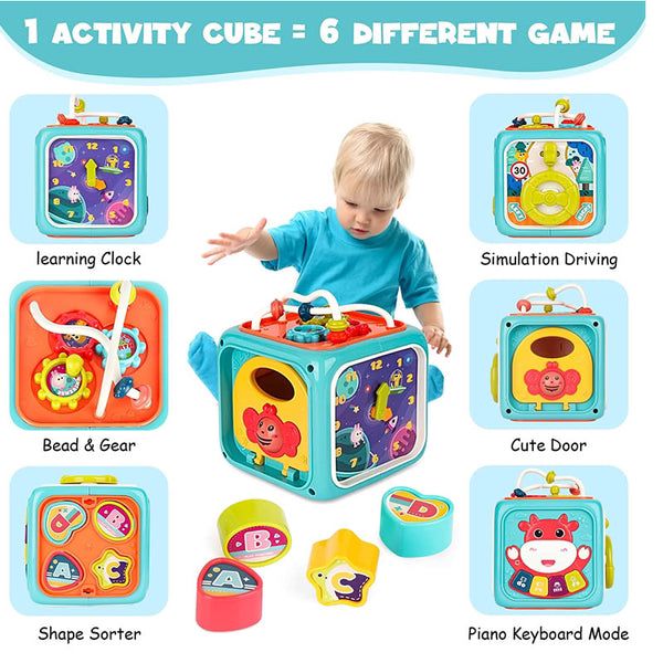 6-in-1 Activity Cube Box