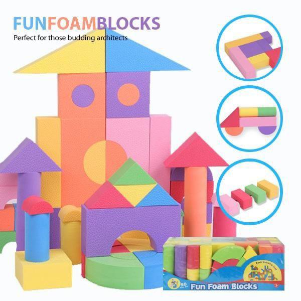 50pc Eva Foam Blocks