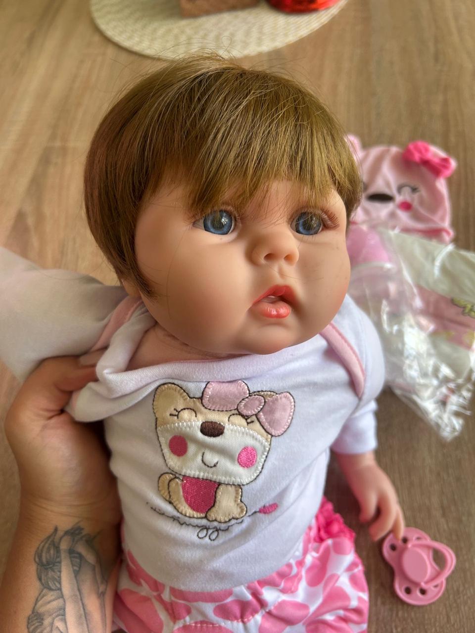 22 Inch Reborn Baby Dolls Handmade 55Cm Soft Silicone Vinyl