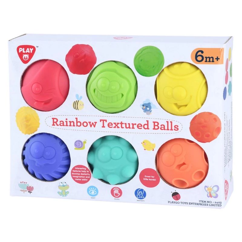 Play Go Rainbow Texture Balls