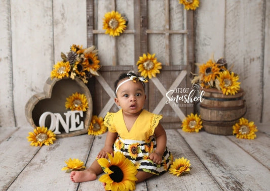 Sunflower Romper Dress