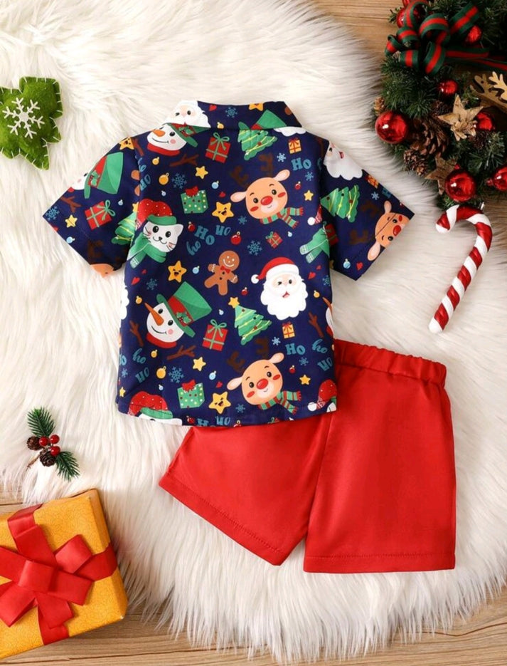 Christmas Shirt and Shorts