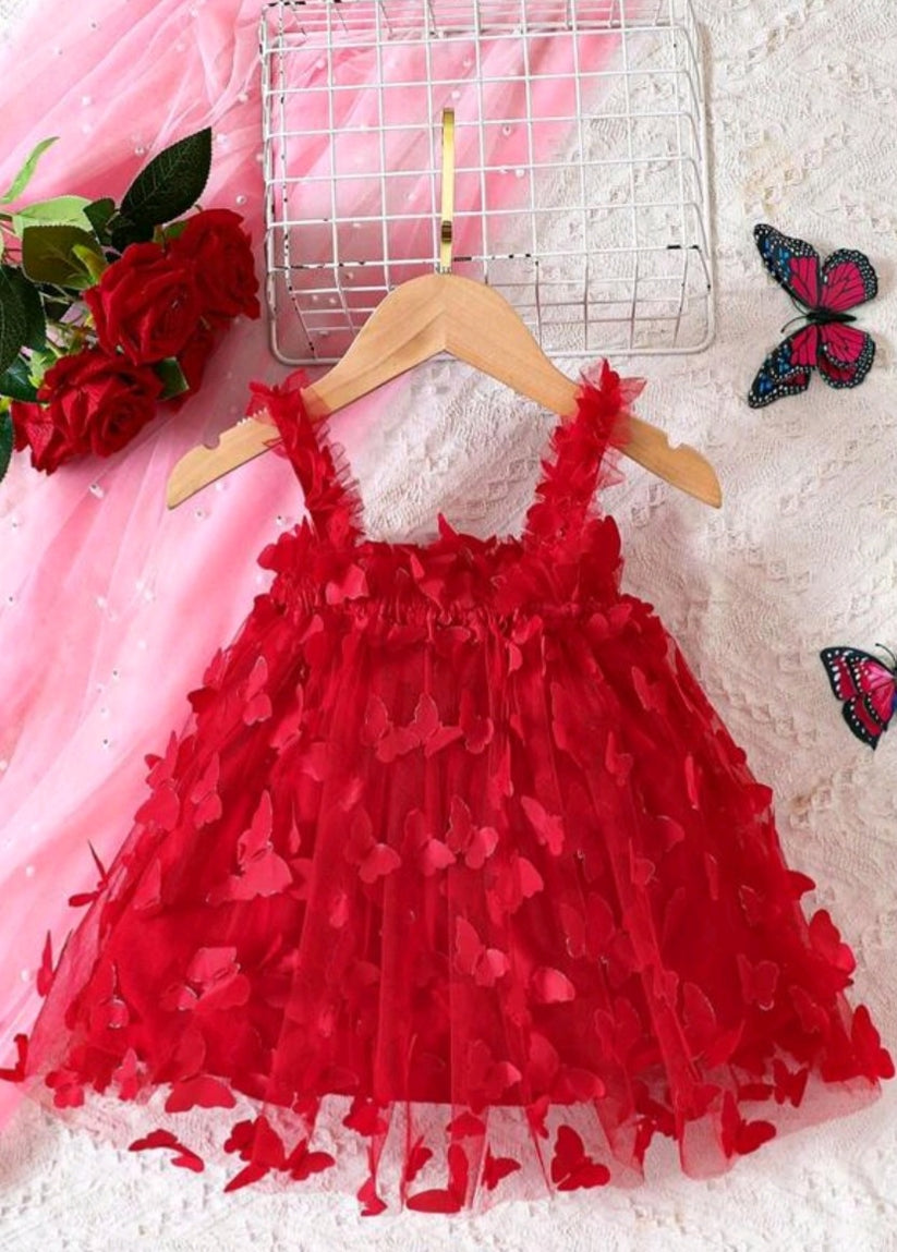 Red Butterfly Dress