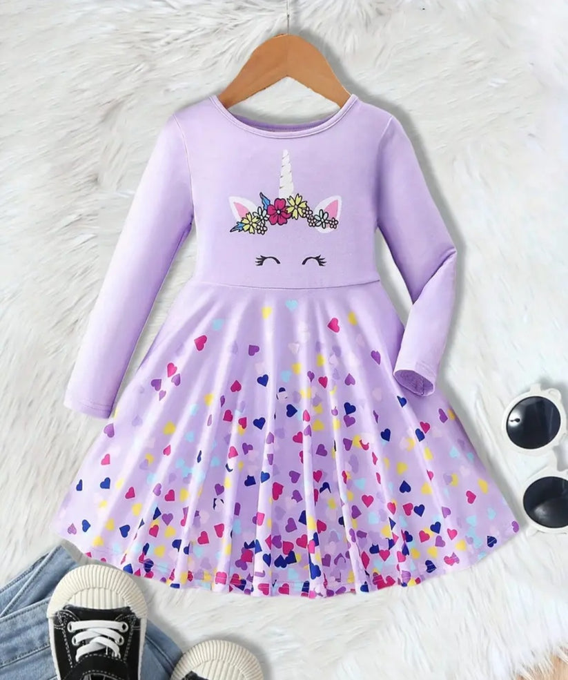 Purple Unicorn Dress