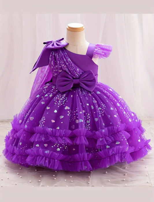 Purple Special Occassion Ball Gown