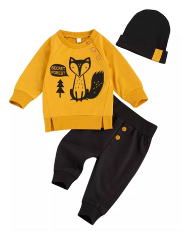 Secret Forest Yellow Fox Tracksuit