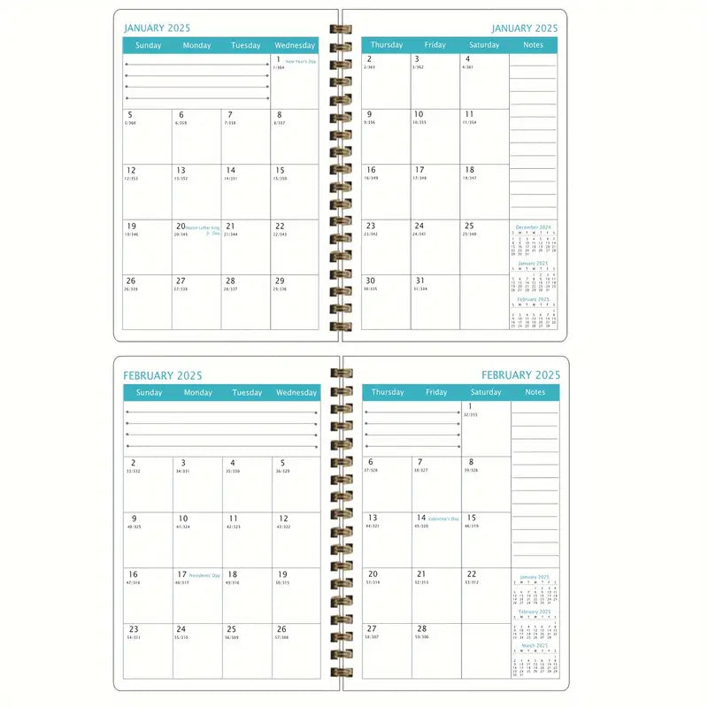 2025-2027 Monthly Planner Calendar