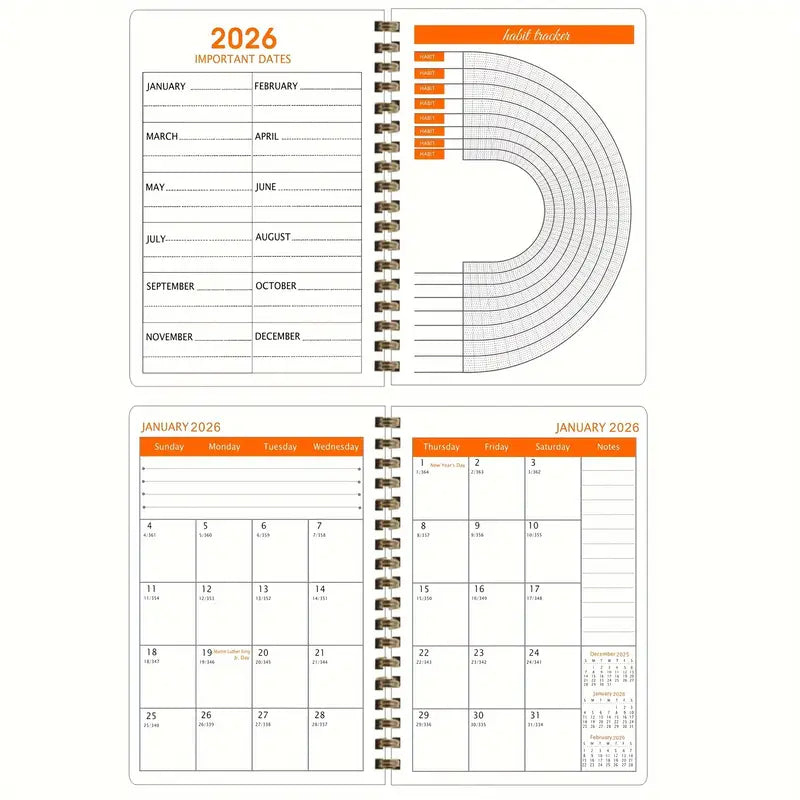 2025-2027 Monthly Planner Calendar