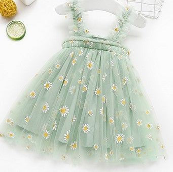 Green Daisy Dress