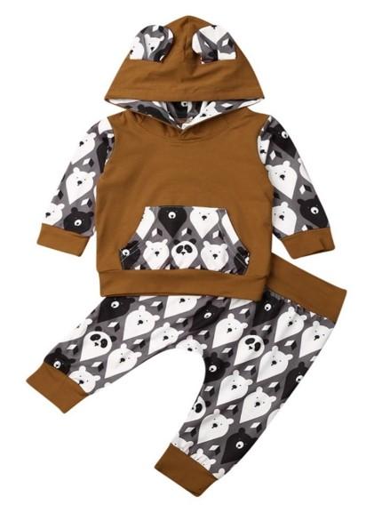 Bear Hooded Tracksuit